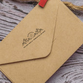 手素朴書名前をカスタムする差出人住所 セルフインキングスタンプ