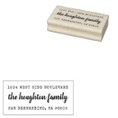 手素朴書名差出人住所 ラバースタンプ (押印)