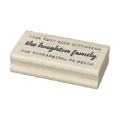 手素朴書名差出人住所 ラバースタンプ (スタンプ)