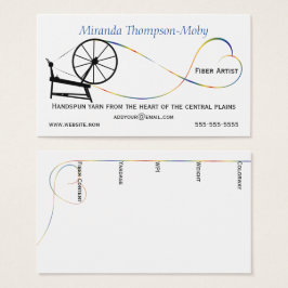 手紡糸ラブスピニングホイール