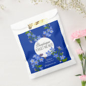 手細工ビジネス紙ショッピングバッグブルー フェイバーバッグ (封をした状態)