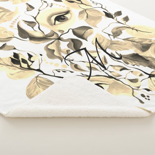 手絵を描の目はカラフルフェミニン目の シェルパブランケット (3/4)