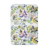 手絵を描の目はカラフルフェミニン目の バスマット (正面縦)