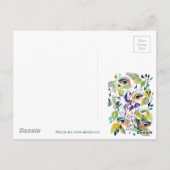 手絵を描の目はカラフルフェミニン目の ポストカード (裏面)