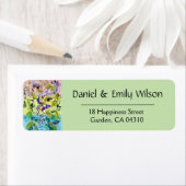 手絵を描の目はカラフルフェミニン目の ラベル (インサイチュ)