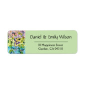 手絵を描の目はカラフルフェミニン目の ラベル (正面)