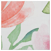 手絵を描の繊細な花模様 ファブリック (見本)