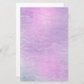 手絵を描エレガント紫 便箋 (正面/裏面)