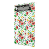 手絵を描ピンク花花柄–23498 ミニクリップボード (アングル2)