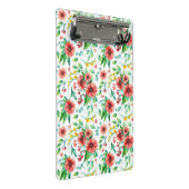 手絵を描ピンク花花柄–23498 ミニクリップボード (アングル)