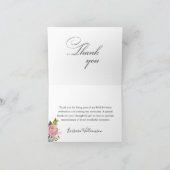 手絵を描フローラ80th誕生日パーティー サンキューカード (内部)