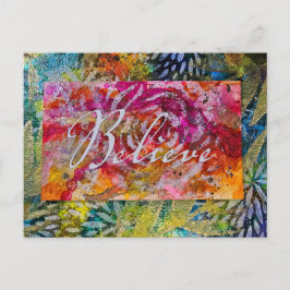 手絵を描信じ術 シーズンポストカード