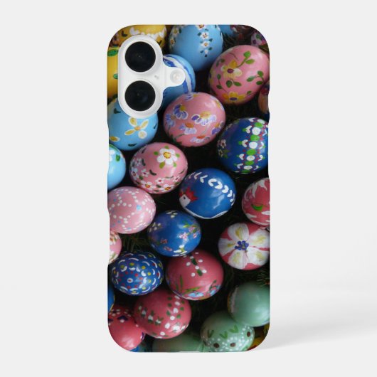 手絵を描卵 iPhone 16ケース (裏面)