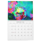 手絵を描子ブックイラストレーション2025 カレンダー (2月 2026)