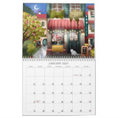 手絵を描子ブックイラストレーション2026 カレンダー (1月 2027)