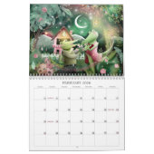 手絵を描子ブックイラストレーション2026 カレンダー (2月 2026)