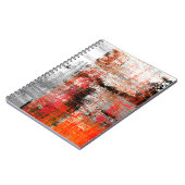  手絵を描抽象芸術背景抽象，アート，油, ノートブック (左側)