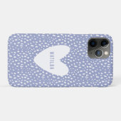 手絵を描指とハートパーソナライズされた Case-Mate iPhoneケース (裏面(横))