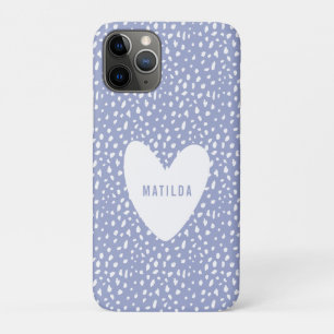手絵を描指とハートパーソナライズされた iPhone 11 PROケース