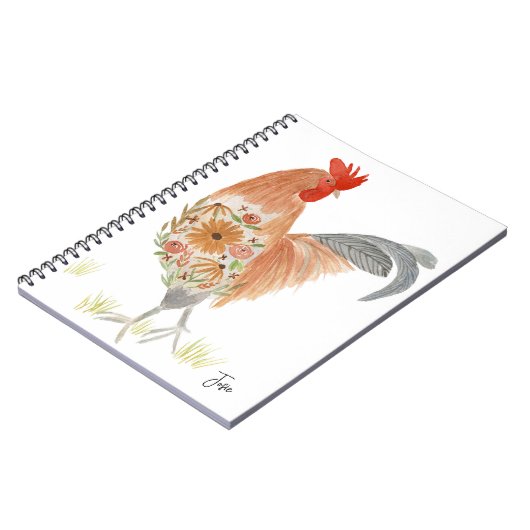 手絵を描根日記 ノートブック (左側)