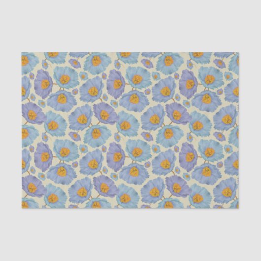 手絵を描水カラーフローラデカップクレフター 薄葉紙 (正面)