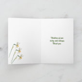 手絵を描水カラー最高のフローラ母の日 カード (内部)