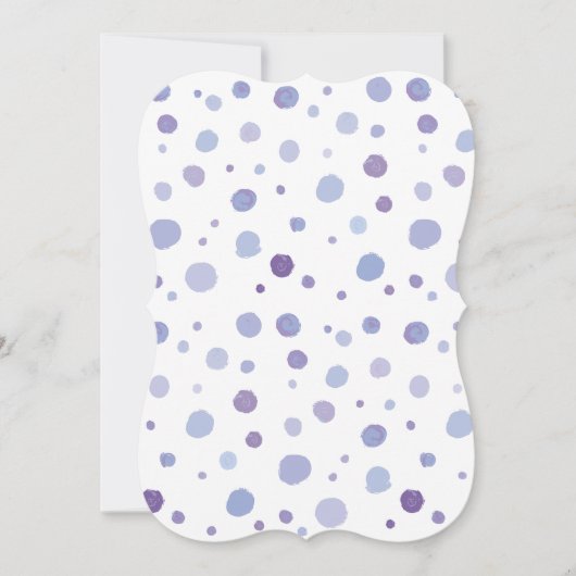 手絵を描水玉模様 (正面)