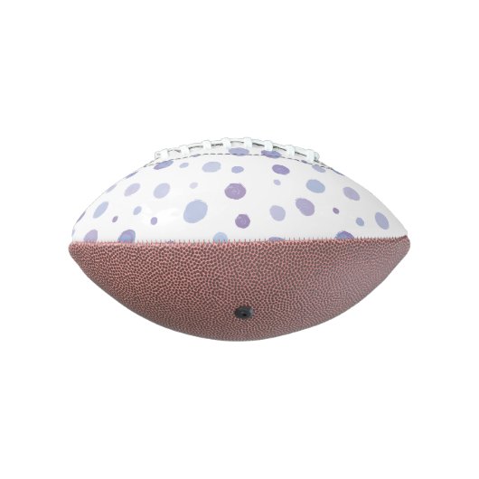 手絵を描水玉模様 アメリカンフットボール (回転270)