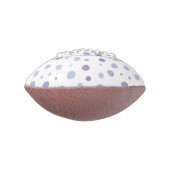 手絵を描水玉模様 アメリカンフットボール (回転90)