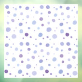 手絵を描水玉模様 ウィンドウサイン (シート3)