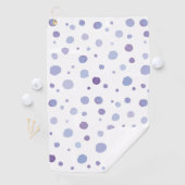 手絵を描水玉模様 ゴルフタオル (インサイチュ)