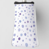 手絵を描水玉模様 ゴルフヘッドカバー (回転90)