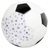 手絵を描水玉模様 サッカーボール (3/4)