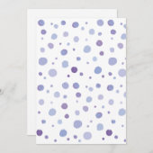 手絵を描水玉模様 シーズンカード (正面/裏面)