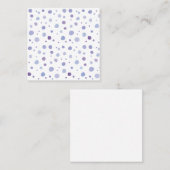 手絵を描水玉模様 スクエア名刺 (正面/裏面)