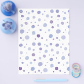 手絵を描水玉模様 チラシ (シングル)