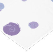 手絵を描水玉模様 テーブルクロス (アングル)