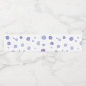 手絵を描水玉模様 ペットボトルラベル (シングルラベル)