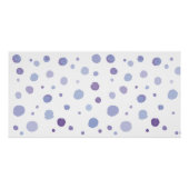 手絵を描水玉模様 ポスター (正面)