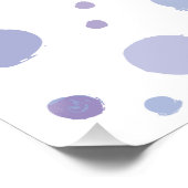 手絵を描水玉模様 ポスター (コーナー)