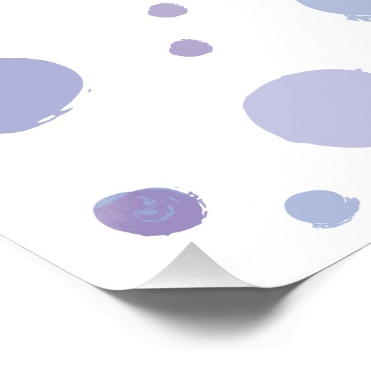 手絵を描水玉模様 ポスター (コーナー)