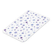 手絵を描水玉模様 マグネット (左側)