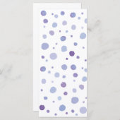 手絵を描水玉模様 メニュー (正面/裏面)