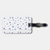 手絵を描水玉模様 ラゲッジタグ (裏面横)