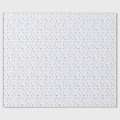 手絵を描水玉模様 ラッピングペーパー (フラット)