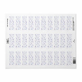 手絵を描水玉模様 ラベル (フルシート)