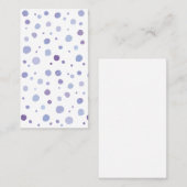 手絵を描水玉模様 割引カード (正面/裏面)