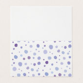 手絵を描水玉模様 名刺 (外部フラット)