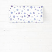 手絵を描水玉模様 横断幕 (インサイチュ)