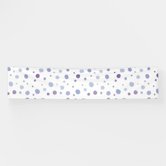 手絵を描水玉模様 横断幕 (横)